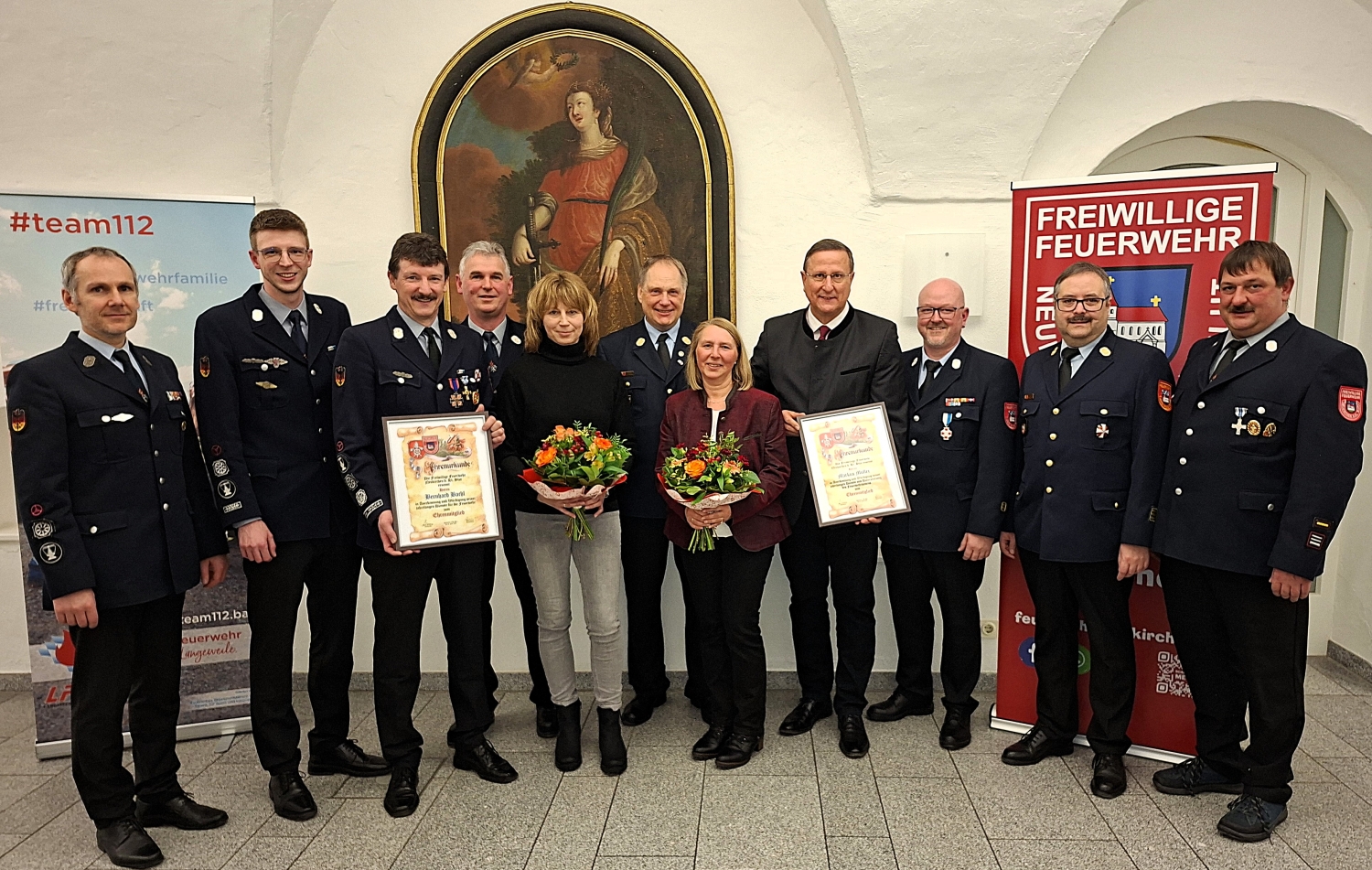 Foto mit den Geehrten