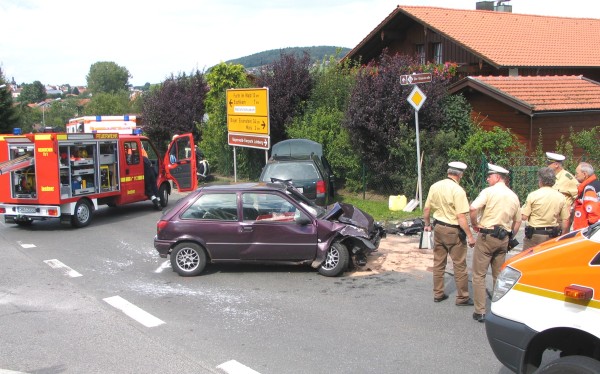 Verkehrsunfall in Lamer Straße