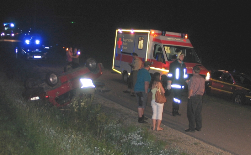 PKW-Überschlag in Spandlberg PKW-Überschlag in Spandlberg
