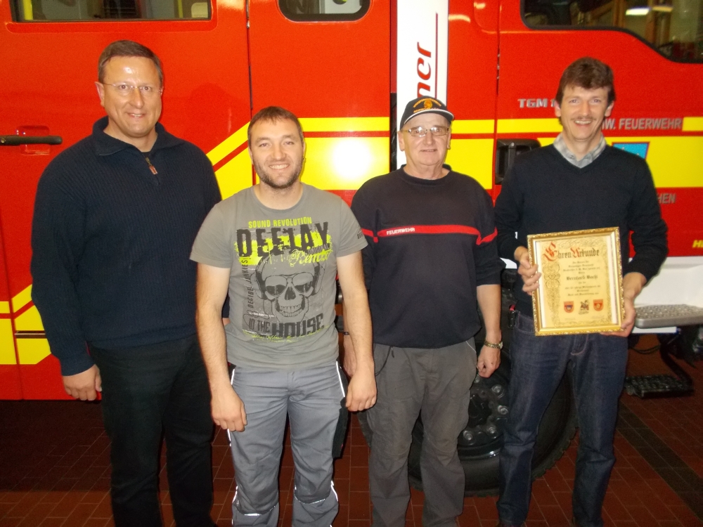 Gerätewartwechsel bei der Feuerwehr